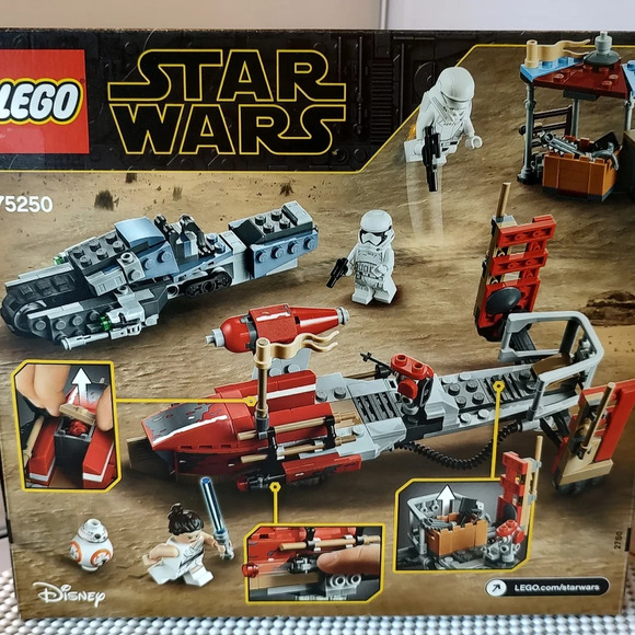 Lego Star Wars 75250 Pasaana Speeder Chase NWT Building Toy Set - Picture 3 of 3